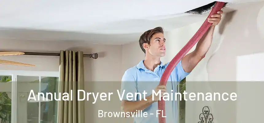 Annual Dryer Vent Maintenance Brownsville - FL