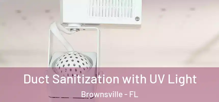  Duct Sanitization with UV Light Brownsville - FL